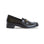 Gryffin Loafer in Black Glazed Leather - Thumbnail