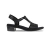 Susan T Strap Sandal in Nero Stardust - Side View