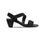 Lucia Sandal in Black Nubuck - Thumbnail