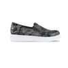 Color Swatch BLACK SNAKE PRINTED SUEDE