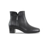 LANDYN BLACK LEATHER BOOTIE -SIDE VIEW