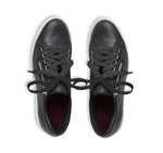 MUNRO JAMIE ATHLEISURE LACE-UP OXFORD IN BLACK LEATHER-TOP VIEW