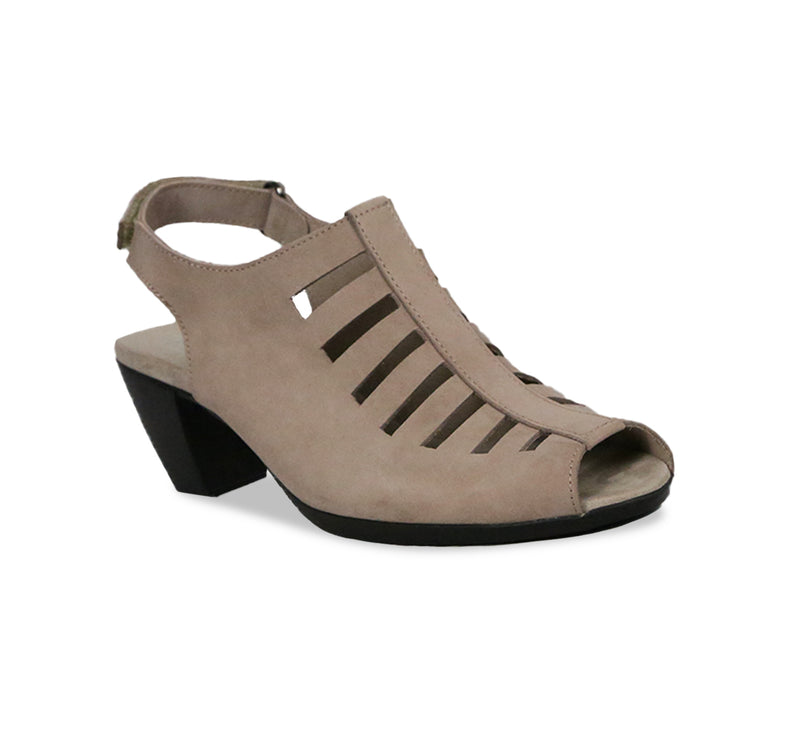 ABBY SANDAL WITH 1.75 INCH HEEL IN TAUPE NUBUCK-2