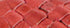 RED WOVEN PISCES M485734 COLOR SWATCH