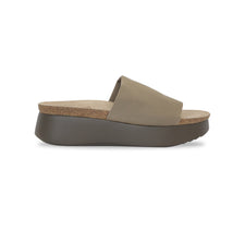 NALIA IS SINGLE WIDE-STRAP PLATFORM IN KHAKI -  SWATCH