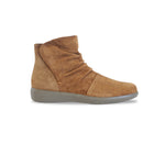 SCOUT ANKLE BOOT WITH HOOK & LOOP CLOSURE RUBBER OUTSOLE IN TOBACCO SUEDE-side view