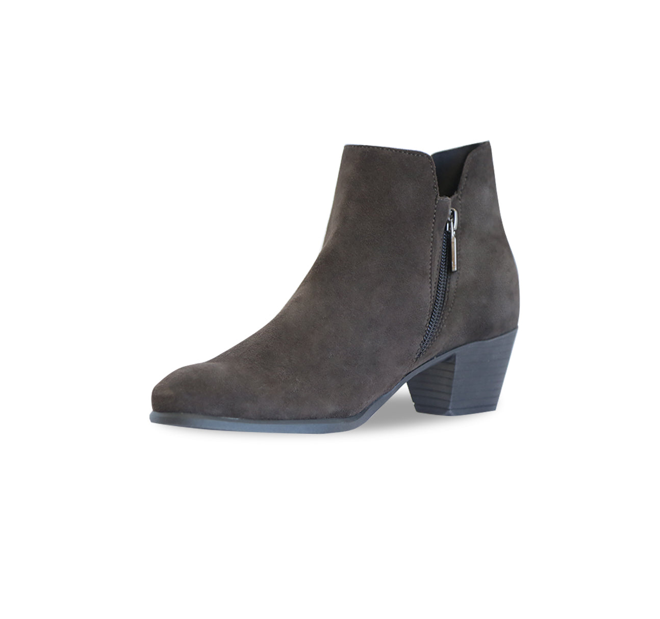 JACKSON CHELSEA STYLE BOOTIE IN BROWN NUBUCK-inside view