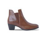 JACKSON A CHELSEA STYLE BOOTIE IN CUERO COLOR CALF LEATHER - SIDE VIEW